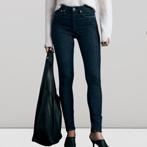 Rag & Bone Nina Skinny Bright Rinse High-Rise Stretch Jeans Sz 29
